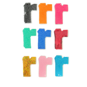 Listo Stock Lentejuelas bordadas 26 letras en inglés Estilo Parches de tela Hierro-en accesorios decorativos para ropa Apliques - Product Image 5