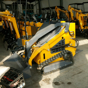 Reliable Hydraulic Mini Compact <b>Wheel</b> Skid Steer <b>Small</b> Track Skid Steer for Garden Farm Construction Use Attachments Now - Product Image 1