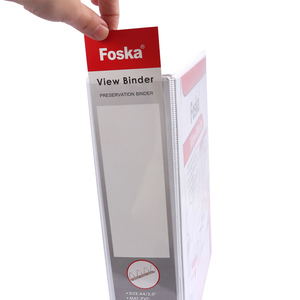 Dossier de présentation professionnel Foska, facile à ouvrir, angle d'ouverture fluide de 2,0 pouces, classeur à anneaux en D, classeur à 4 anneaux A4 avec poches intérieures - Product Image 5