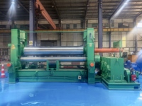 Máquina curvadora de placas de 3 rodillos universal W11S-45x3000 para acero al carbono/acero inoxidable/aleaciones y otros materiales, con automatización APMT