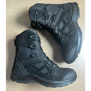 SFA1 Men <b>Black</b> Tactical <b>Boots</b> Waterproof Outdoor <b>Work</b> Hiking <b>Boot</b> All Seasons PU Leather Construction - Product Image 2