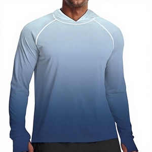 Chemises à manches longues pour hommes, personnalisées, en polyester 100 % ultra-fin, à séchage rapide, UPF 50, pour la pêche estivale, protection solaire, livraison directe - Product Image 3