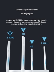 Nhà máy trực tiếp unr030n 5G Wi-Fi 6 3000Mbps tốc độ cao 4 ăng ten băng tần kép phủ sóng toàn bộ nhà 360 ° Bộ định tuyến <span class=keywords><strong>wifi</strong></span> không có điểm chết - Product Image 5