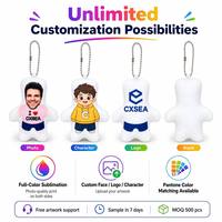 Pendentifs personnalisés sur mesure pour promotion d'exposition, impression de logo personnalisée, vente en gros directe usine