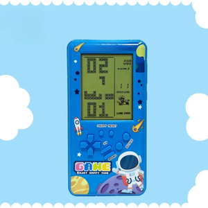 Consola de Juegos Clásica de Pantalla Grande, Retro, Nostálgica, Portátil para Niños, Juguete de Desarrollo de Inteligencia, Rompecabezas, Amarillo - Product Image 2