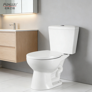 Inodoro <span class=keywords><strong>de</strong></span> Dos Piezas con Sifón Cerámico Moderno <span class=keywords><strong>de</strong></span> Buena Calidad y <span class=keywords><strong>Precio</strong></span> Accesible - Product Image 2