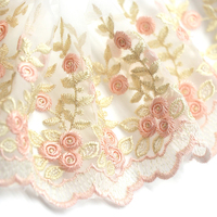 10CM largeur maille dentelle brodé fleur bricolage à la main Patchwork dentelle ruban de garniture pour fournitures de couture artisanat Textile à la maison