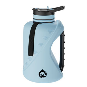 Nueva Botella de <span class=keywords><strong>Agua</strong></span> Deportiva PETG 2026, 2.2L, Grado Alimenticio, Libre de BPA, Ecológica, con Pajita, Acabado Mate Pintado con Spray, Portátil para Gimnasio - Product Image 6