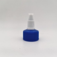 Tapas de Plástico PP de 18 mm con Rosca para Botellas de Tinta, Tapas de Plástico con Rosca para Uso en Productos Capilares y Empaquetado