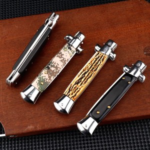 10-Zoll-tragbares industrielles AKC-Klappmesser mit Taschen clip Holzgriff Multifunktions-Outdoor-Camping-Überlebens-EDC-Messer - Product Image 3