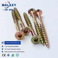 Vis autoperceuse à tête fraisée Torx en acier inoxydable 304 plaqué zinc de haute qualité, directement de l'usine Malaxy