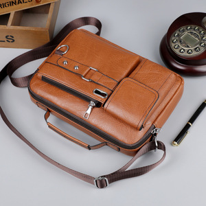 Sacs bandoulière messager personnalisés pour hommes et femmes, grands, imperméables, avec fermeture éclair, motif lettre tendance, pour usage quotidien - Product Image 3