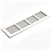 Grille d'aération linéaire en fer blanc de haute qualité 20*4, sortie d'air fixe pour système de ventilation HVAC d'hôtel et de bureau