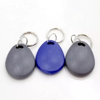 Pabrik disesuaikan logo Rfid kunci Fob hitam biru 125khz 13.56MHz Rfid Keyfob