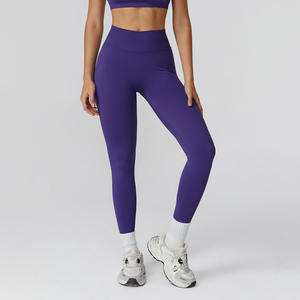 <span class=keywords><strong>Leggings</strong></span> de sport pour femmes, taille haute, respirants, effet push-up, pour la gym, la course et le fitness, vente en gros, logo personnalisé - Product Image 5