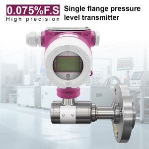 Transmetteur de niveau intelligent HONNO HNP30-C à diaphragme/tube plat unique en silicium monocristallin de haute précision, avec bride, IP68 - Product Image 5