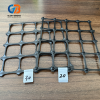 Géogrille uniaxiale en PP haute résistance pour les applications de pavage routier, ferroviaire et de renforcement des sols