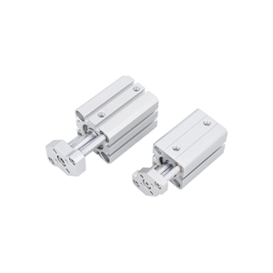 Cilindro Compacto Tipo Guía de Varilla Serie <span class=keywords><strong>CQM</strong></span>/CDQM, Mini Cilindro Neumático de Doble Acción de Alta Calidad CQM12/16/20/25/32/40/50/63/80/100 - Product Image 4