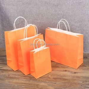 Bolsas de Compra de Papel Kraft Negro Multicolor Biodegradables y Ecológicas con Asas Retorcidas Impresas Personalizadas para Uso en Supermercados - Product Image 4
