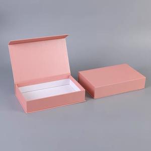 磁性珠宝展示盒定制亚麻纹理纸奢侈品库存 - Product Image 4