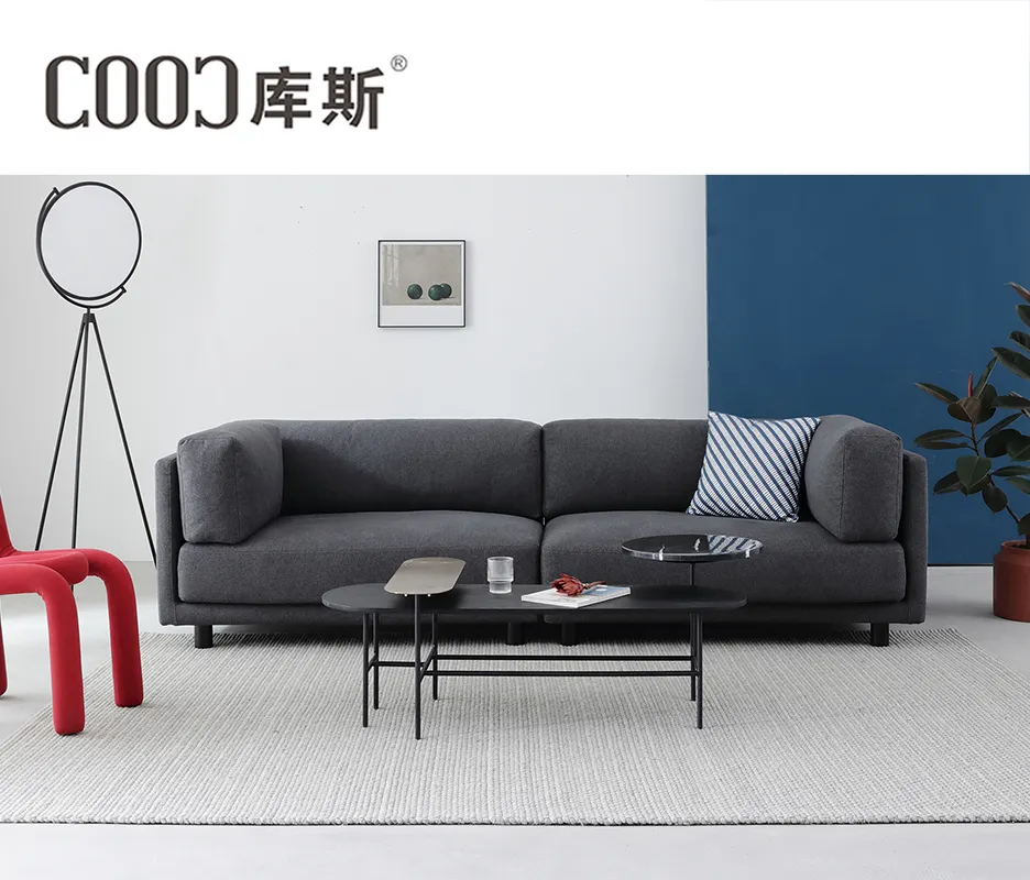 МЕБЕЛЬНОЕ решение от производителя condominium в скандинавском стиле гостиная любовь секционная черная ткань современный диван
