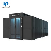 Armoire de serveur perforée intelligente Ningbo Lepin Factory PDU 48U avec porte à trous hexagonaux pour centre de données et salle informatique