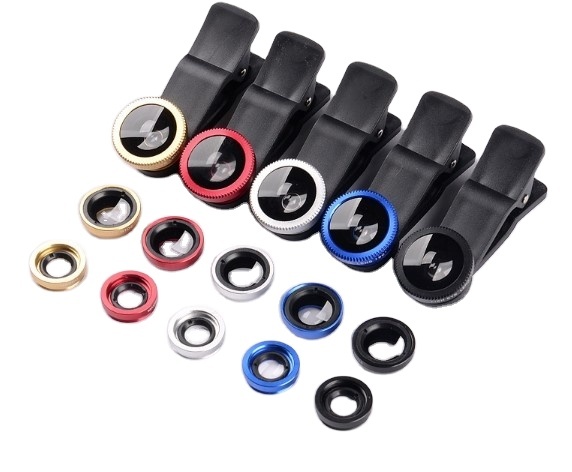0.67x Wide Angle Macro Fish Eye 3 in 1 Mobile Phone Camera Lens