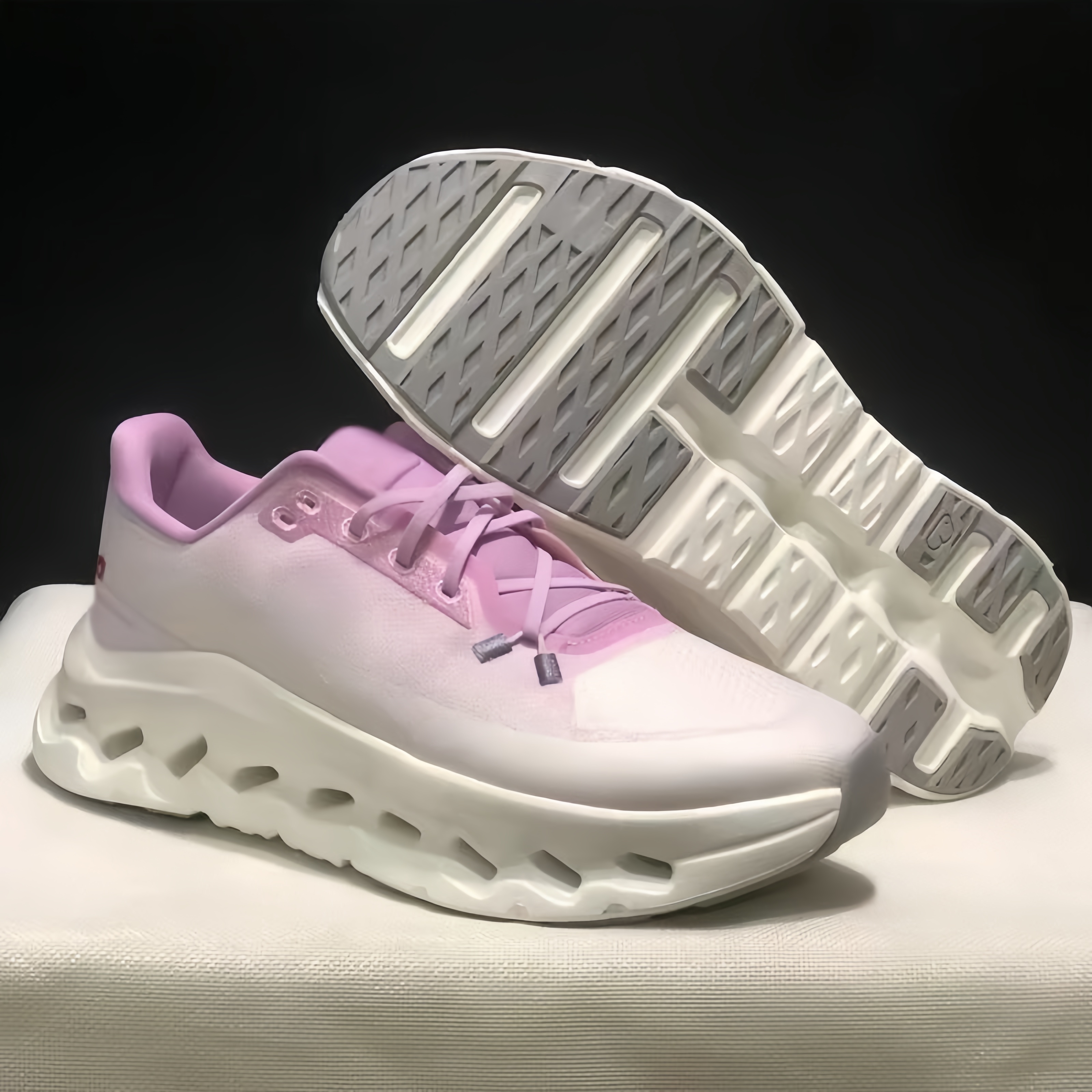 chaussures nuage-rose