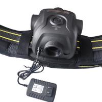 Système de respirateur PAPR à pression positive, masque, respirateur purificateur d'air électrique rechargeable, lutte contre l'incendie, chaleur, froid