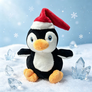 Ensemble de peluches rondes de Noël personnalisées OEM, Père Noël, renne, bonhomme de neige, pain d'épices, poupée en peluche, décoration de maison pour les fêtes, cadeau - Product Image 1