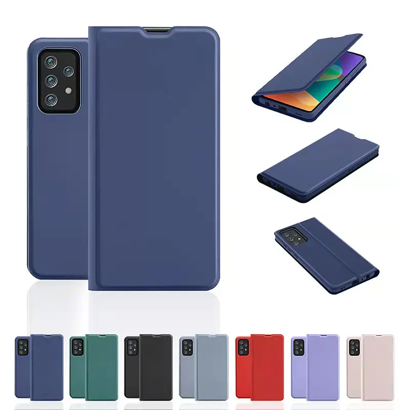 Hoge Kwaliteit Pu Lederen Book Case Voor Xiaomi 12 Iphone 13 14 Pro Max Samsung Huawei Oppo Infinix Htc