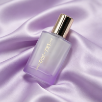 Flacon de fond de teint en verre dépoli mat 8 ml, flacon en verre à fond épais, conteneur de maquillage liquide, logo personnalisé par estampage à chaud