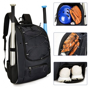 Bsci กระเป๋าเบสบอลเยาวชนออกแบบเอง-กระเป๋าเป้สะพายหลังค้างคาวสำหรับเบสบอล T-Ball และอุปกรณ์ซอฟต์บอลและอุปกรณ์ไม้ตี & ที่วางถุงมือ - Product Image 3