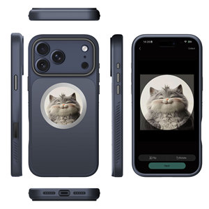 Custodia NFC per <span class=keywords><strong>iPhone</strong></span> con display E-Ink per <span class=keywords><strong>foto</strong></span> personalizzabili, <span class=keywords><strong>cover</strong></span> protettiva antigraffio per <span class=keywords><strong>iPhone</strong></span> 17 18 Pro Max - Product Image 4