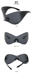 2025 Qmoon nuovi <span class=keywords><strong>occhiali</strong></span> <span class=keywords><strong>da</strong></span> <span class=keywords><strong>sole</strong></span> futuristici Super Cool <span class=keywords><strong>da</strong></span> donna Y2k Steampunk sport Technology senst <span class=keywords><strong>occhiali</strong></span> <span class=keywords><strong>da</strong></span> <span class=keywords><strong>sole</strong></span> con montatura ampia - Product Image 6