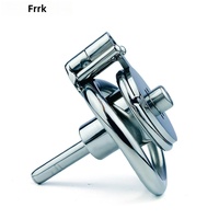FRRK-152D Stainless Steel Negative-Number Lock Penis Cage Tight Chastity Belt Adult Sex Toys for Men and Women