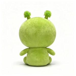 Bambola di Peluche Alieno Verde Super Morbida Personalizzata dalla Fabbrica Cinese, Giocattolo Divertente con Imbottitura in Cotone PP, Lavabile, a Tema Pasquale, Anime e <span class=keywords><strong>Cartoni</strong></span> <span class=keywords><strong>Animati</strong></span> - Product Image 2