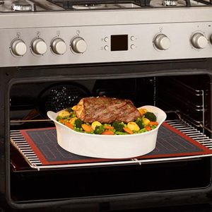 Maedack 30x40cm <span class=keywords><strong>Tapis</strong></span> <span class=keywords><strong>de</strong></span> pâtisserie en silicone <span class=keywords><strong>micro</strong></span>-<span class=keywords><strong>perforé</strong></span> antidérapant pour four à biscuits pour pizza, gâteau, pâtisserie, outils <span class=keywords><strong>de</strong></span> four - Product Image 6