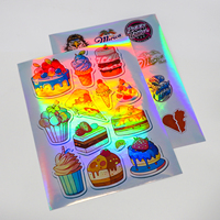 Película adhesiva transparente de holograma superpuesta imprimible a prueba de agua, laminación holográfica, pegatinas A4, hoja de papel para impresora