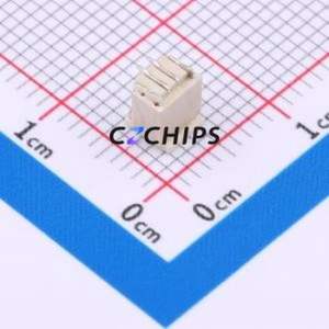HCZZ0039-<b>2</b> Wire-to-Board <b>Pin</b> Header SMD,P=1mm <b>Connector</b> ( <b>Pin</b> Structure: 1x2P )( Pitch: 1mm )( Mounting Type: Vertical Mount ) - Product Image 2