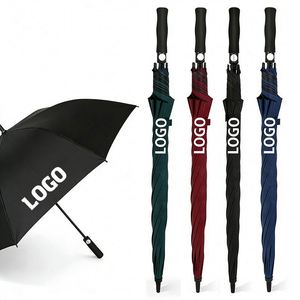 Printed Promotion Business Golf Logo Blue With Red <b>Umbrella</b> 54 - Product Image 1