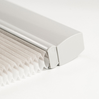 Persianas Enrollables de Panal TDBU Inalámbricas de Estilo Francés para Ventanas Modernas con Ajuste Perfecto Integrado, Interior Minimalista, Opacas