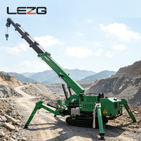 Grue araignée industrielle 6 tonnes 8 tonnes avec supports stabilisateurs pour l'érection d'équipements