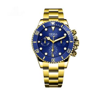 Montre mécanique multifonctionnelle pour homme, boîtier en acier inoxydable, cristal saphir, chronographe, résistante à l'eau, trois aiguilles, six cadrans - Product Image 5