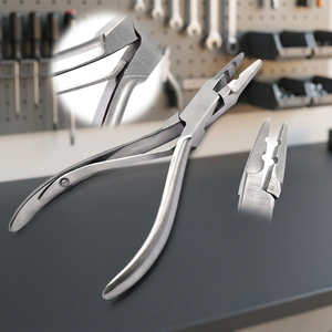 Juego de Herramientas Profesionales de Acero Inoxidable de Grado Quirúrgico con Pinzas de 2 Orificios para Extensiones de Cabello, Abridor y Removedor de Anillos Micro Nano - Product Image 3