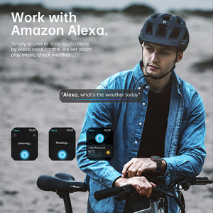 Deportes al aire libre GPS Smart Watch FT61health Care IP68 Bandas impermeables <span class=keywords><strong>con</strong></span> seguimiento GPS <span class=keywords><strong>Alexa</strong></span> Voice Assistant Smartwatch para hombres - Product Image 3