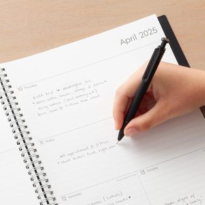 2025 năm học kế hoạch hàng tháng hàng tuần 8.5 \ "x 11 \" Bìa linh hoạt máy tính xách tay xoắn ốc phong cách lịch trình hàng giờ lịch <span class=keywords><strong>A5</strong></span> làm - Product Image 4