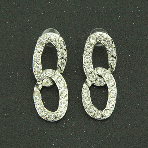 Diamond-encrusted Oval Necklace, Women's Light Luxury Fashion Suit, Neck Chain, Collarbone Chain. Tanjing Fashion - Product Image 3