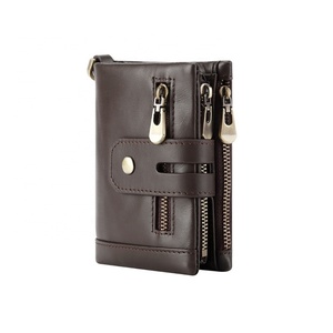 Perfect Gift Rfid Hot Sale Cowhide Wallet Genuine Leather Card Holders for Men - Product Image 1