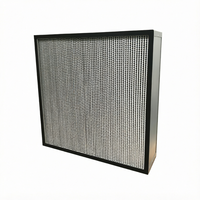 Panel Filter Udara Hepa Efisiensi Tinggi Pengganti H10-H14 Media PP Efisiensi 85%-99.999% Porositas 0.3um Untuk Semua Merek AC